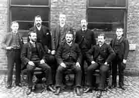 Staff at the Greenhead Brewery 1890